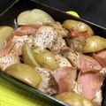 ぴかっちょん's cooksnap of when they made チキンとじゃがいものアヒージョ.