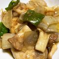 pistacchio's cooksnap of when they made さっぱり美味☆ブリとエリンギの黒酢炒め♪.
