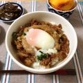 クック7YH7SY☆'s cooksnap of when they made カフェ風温泉卵と長芋とろろの豚丼甘辛生姜.