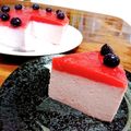 りんまるゆず's cooksnap of when they made 苺のレアチーズケーキ♡冷凍いちごで簡単！.