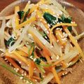 kahourain's cooksnap of when they made 作り置き＊三つ葉ともやしのお浸し.