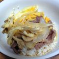 seikorin's cooksnap of when they made 牛丼.