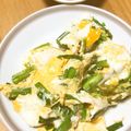 メルティローズ's cooksnap of when they made 韮とパプリカの韓国卵焼き（ジョン）.