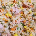 ドラちゃん♪'s cooksnap of when they made 手軽におさかなチャーハン☆幼児食にも.