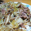 はーちゃん：3's cooksnap of when they made モヤシとしめじと豚バラの柚子胡椒炒め.