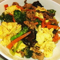 naki1227's cooksnap of when they made 簡単！豚肉ときくらげの卵炒め.