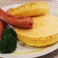 はるandこぱる's cooksnap of when they made 厚さ３センチのふわふわパンケーキ.