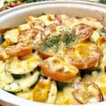 Superlittleboo's cooksnap of when they made トマトとズッキーニのグラタン☆.
