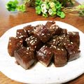 mami＊s's cooksnap of when they made 簡単節約♪焼肉風こんにゃくステーキ.