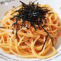 悠まま26's cooksnap of when they made 辛子明太子パスタ♪簡単たらこパスタ和風.