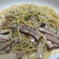美緒玲＠女子力アップ's cooksnap of when they made 元イタリアンシェフのカルボナーラ.
