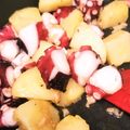ゆぶね☆'s cooksnap of when they made たことじゃがいものガーリックバター炒め.