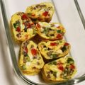 SUNMOONMOM's cooksnap of when they made お弁当の彩りに♪パプリカと枝豆の卵焼き.