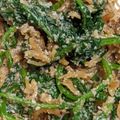 may2012's cooksnap of when they made ラディッシュの葉と桜海老の胡麻和え.