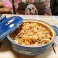 Miella's cooksnap of when they made ゴボウ入り鶏炊き込みご飯（2合）.