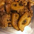 myumyuシンバ's cooksnap of when they made 豚肉とかぼちゃとレンコンの甘辛煮.