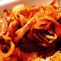 クックHJB3B6☆'s cooksnap of when they made 豚こま肉と玉ねぎのケチャップ炒め.