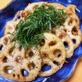 ありみりん♡'s cooksnap of when they made 蓮根のステーキ♡めんつゆバターソース.