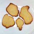 yuyu7☆'s cooksnap of when they made ヘルシー♪ふわふわラングドシャ風♡.