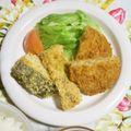 mmameco's cooksnap of when they made お弁当に簡単♪マスタードサーモンフライ風.