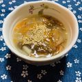 ☆★ひよこ★☆'s cooksnap of when they made もずくと玉ねぎのスープ.