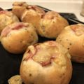 AKiko:）'s cooksnap of when they made 明太子ごまチーズパン.