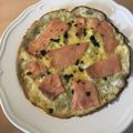 Yokchina's cooksnap of when they made サーモンのオムレツ(ベルギー).