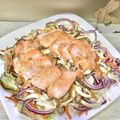 はらぺこしろうさぎ's cooksnap of when they made シャケのチャンチャン焼き☆オーブンで簡単.