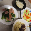 よちりん's cooksnap of when they made サラダ菜とソーセージの塩コショウ炒め.