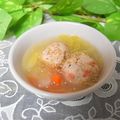 mielle's cooksnap of when they made ★鶏団子入り中華風はるさめスープ★.