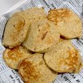 クック甘党。's cooksnap of when they made 手づかみ離乳食★オートミールでパンケーキ.