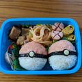 クック4ML87P☆'s cooksnap of when they made キャラ弁☆簡単♪モンスターボールおにぎり.