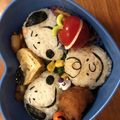 トル・ママ's cooksnap of when they made キャラ弁♫スヌーピー弁当♫.