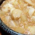 etsu730's cooksnap of when they made フライパンで 里芋と大根 挽肉あんかけ.
