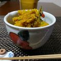 ダイナマイト漆黒's cooksnap of when they made 切らないでつくるかぼちゃのアチャール.