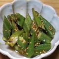 みぃくんのママ's cooksnap of when they made オクラさんの酢の物.