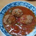 クック1L6OF8☆'s cooksnap of when they made ミートボールのトマト煮込み.