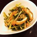 marimekkot's cooksnap of when they made 水菜と油揚げのさっと煮♪.