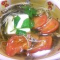 Haru Haru's cooksnap of when they made 簡単✿トマト入り中華風スープ.