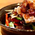 piyo_piyo's cooksnap of when they made ゴーヤと豚しゃぶのアジアンサラダ☆.