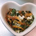 goimai's cooksnap of when they made 人参葉と桜えびのふりかけ.