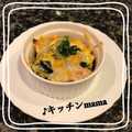 ♪キッチンmama's cooksnap of when they made 簡単！ほうれん草とベーコンのチーズ焼き.
