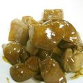 由芽15's cooksnap of when they made どて煮風★鶏レバーと蒟蒻の味噌煮込み.