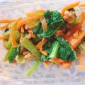 komugiko4's cooksnap of when they made 菜の花のクルミ蜂蜜味噌和え.