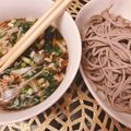 komugiko4's cooksnap of when they made 豚しゃぶ葱蕎麦.