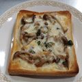狼かあさん☆'s cooksnap of when they made 和風きのこトースト♪.