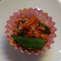 greenにゃんこ's cooksnap of when they made お弁当の副菜に！！オクラのおかか胡麻和え.