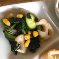 パステルオレンジ's cooksnap of when they made レンコンの彩りサラダ.
