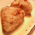 E吉☆'s cooksnap of when they made １個分の海老ピラフ風にぎり.