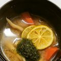 ｅｋ４'s cooksnap of when they made おひとりさまのすだちの香りお味噌汁.